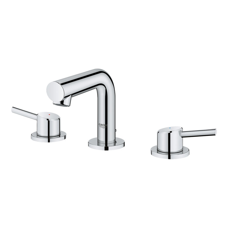 Concetto™ Widespread Faucet 2 Handle Bathroom Faucet With Drain Assembly 